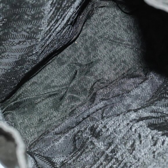 PRADA Backpack Nylon Black Silver Auth bs27860 main image 16